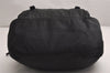 Authentic PRADA Nylon Tessuto Leather Shoulder Cross Body Bag Black 3691J