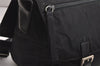 Authentic PRADA Nylon Tessuto Leather Shoulder Cross Body Bag Black 3691J