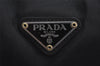 Authentic PRADA Nylon Tessuto Leather Shoulder Cross Body Bag Black 3691J