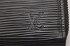 Authentic Louis Vuitton Epi Portefeuille Clemence Long Wallet M60915 Black 3692J