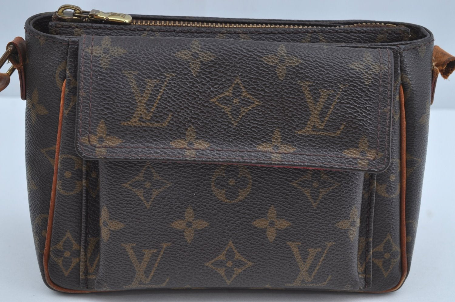 Authentic Louis Vuitton Monogram Viva Cite PM Shoulder ag M51165 Junk 3693I