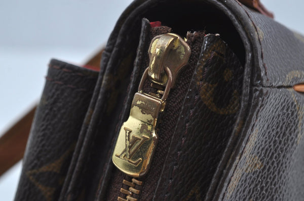 Authentic Louis Vuitton Monogram Viva Cite PM Shoulder ag M51165 Junk 3693I