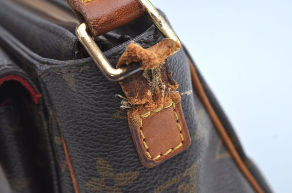 Authentic Louis Vuitton Monogram Viva Cite PM Shoulder ag M51165 Junk 3693I