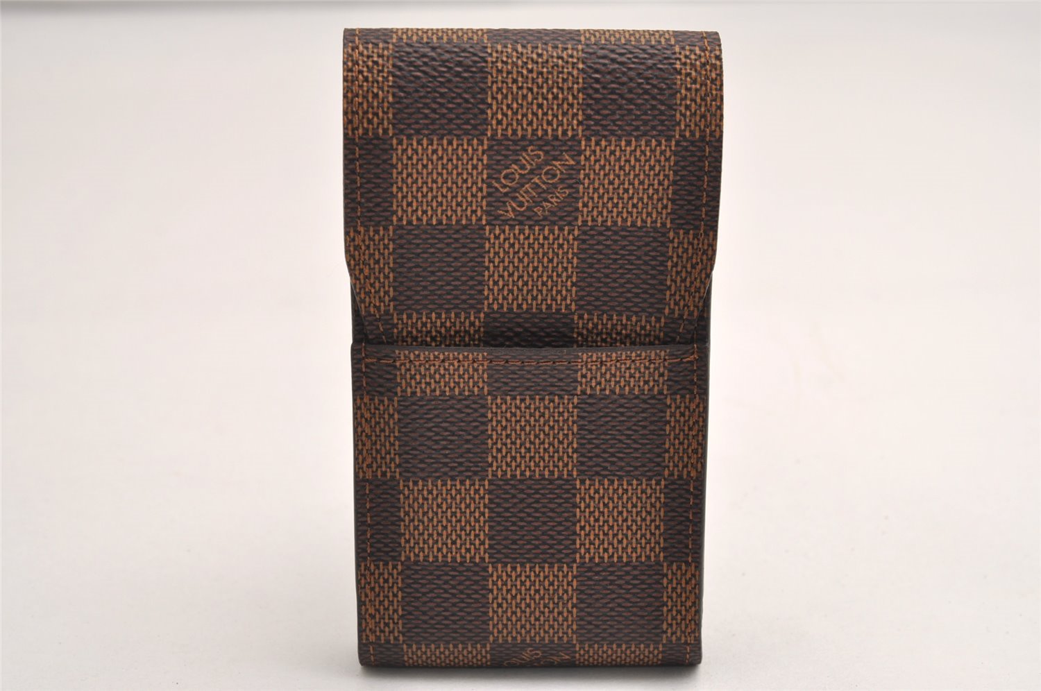 Authentic Louis Vuitton Damier Etui Cigarette Case N63024 LV 3695J