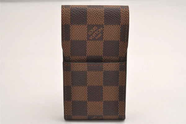 Authentic Louis Vuitton Damier Etui Cigarette Case N63024 LV 3695J