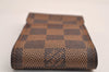Authentic Louis Vuitton Damier Etui Cigarette Case N63024 LV 3695J