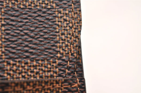 Authentic Louis Vuitton Damier Etui Cigarette Case N63024 LV 3695J