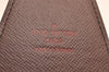 Authentic Louis Vuitton Damier Etui Cigarette Case N63024 LV 3695J