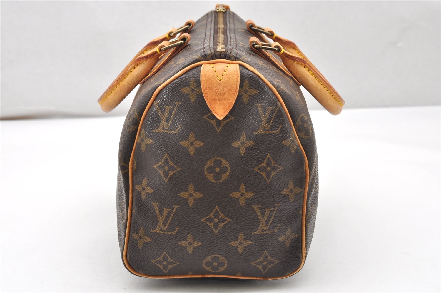 Authentic Louis Vuitton Monogram Speedy 25 Boston Hand Bag M41528 LV 3695K