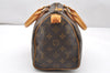 Authentic Louis Vuitton Monogram Speedy 25 Boston Hand Bag M41528 LV 3695K