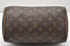 Authentic Louis Vuitton Monogram Speedy 25 Boston Hand Bag M41528 LV 3695K