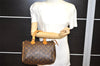 Authentic Louis Vuitton Monogram Speedy 25 Boston Hand Bag M41528 LV 3695K