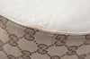 Authentic GUCCI Charlotte Shoulder Tote Bag GG Canvas Leather 203504 Brown 3697K