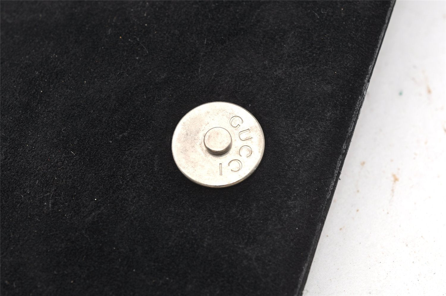 Authentic GUCCI Vintage Shoulder Tote Bag Purse Leather Black 3698I