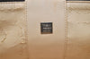 Authentic FENDI Zucca Vanity Bag Pouch Purse Canvas Leather Brown Junk 3698J