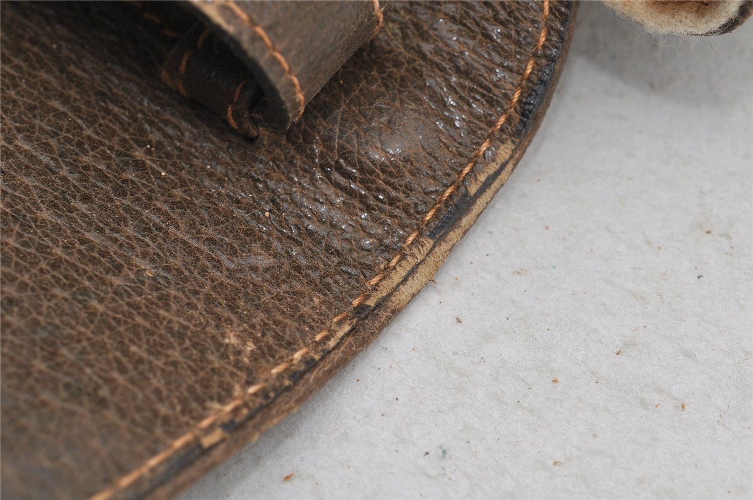 Authentic GUCCI GG Plus Shoulder Cross Body Bag PVC Leather Brown Junk 3699I