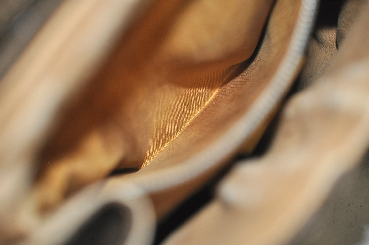 Authentic GUCCI GG Plus Shoulder Cross Body Bag PVC Leather Brown Junk 3699I