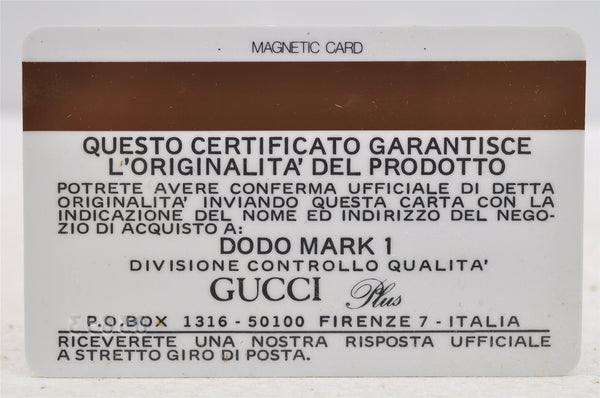 Authentic GUCCI GG Plus Shoulder Cross Body Bag PVC Leather Brown Junk 3699I