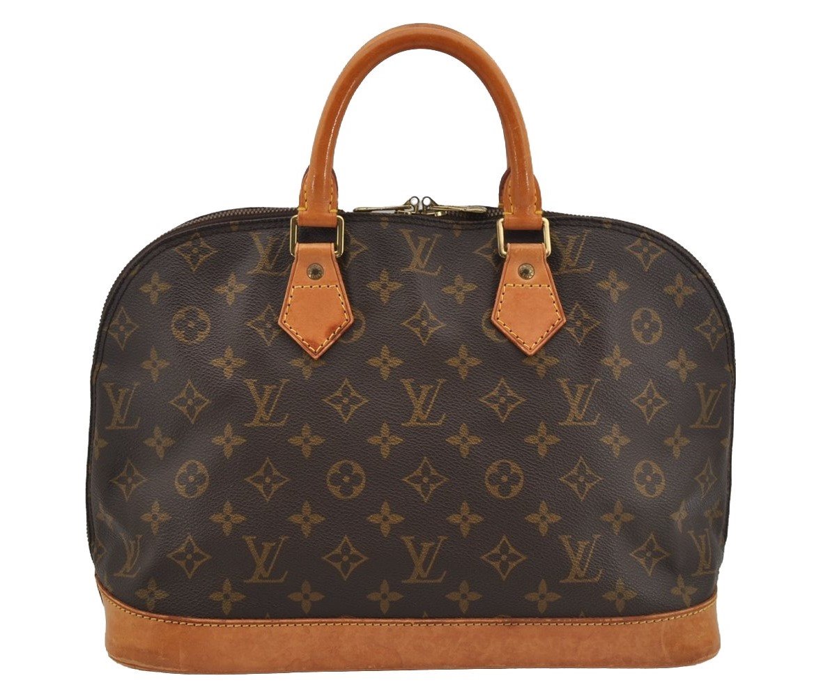 Authentic Louis Vuitton Monogram Alma Hand Bag Purse M51130 LV 3700J