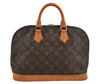 Authentic Louis Vuitton Monogram Alma Hand Bag Purse M51130 LV 3700J