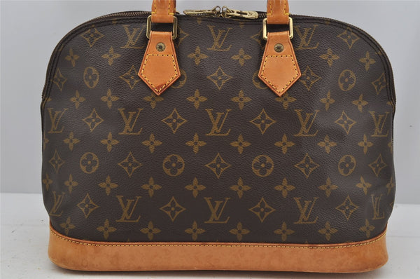 Authentic Louis Vuitton Monogram Alma Hand Bag Purse M51130 LV 3700J