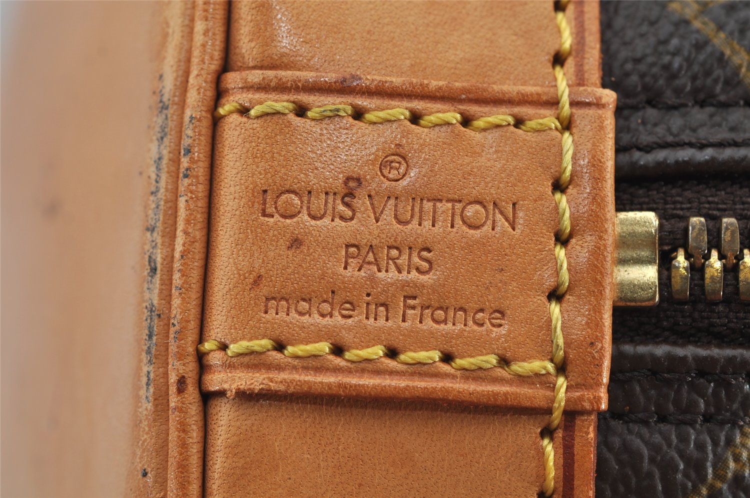 Authentic Louis Vuitton Monogram Alma Hand Bag Purse M51130 LV 3700J