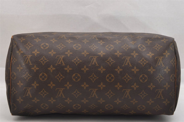 Authentic Louis Vuitton Monogram Speedy 40 Hand Boston Bag Old Model Junk 3700K