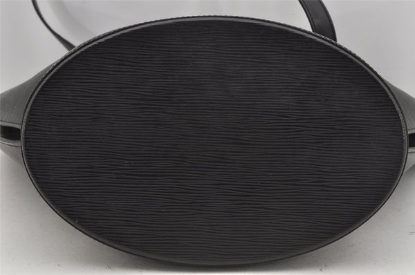 Auth Louis Vuitton Epi Saint Jacques Shopping Shoulder Bag Black M52262 LV 3701J