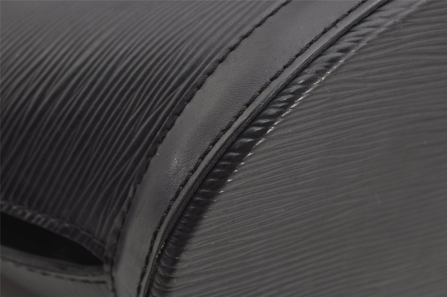 Auth Louis Vuitton Epi Saint Jacques Shopping Shoulder Bag Black M52262 LV 3701J