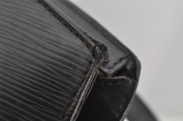 Auth Louis Vuitton Epi Saint Jacques Shopping Shoulder Bag Black M52262 LV 3701J