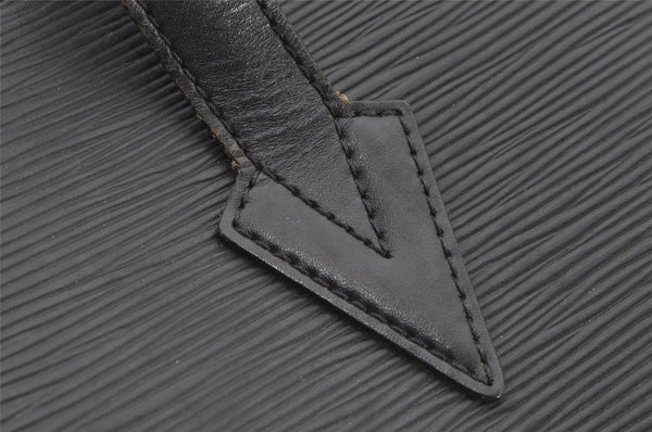 Auth Louis Vuitton Epi Saint Jacques Shopping Shoulder Bag Black M52262 LV 3701J