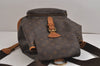 Authentic Louis Vuitton Monogram Montsouris GM Backpack M51135 LV 3702J