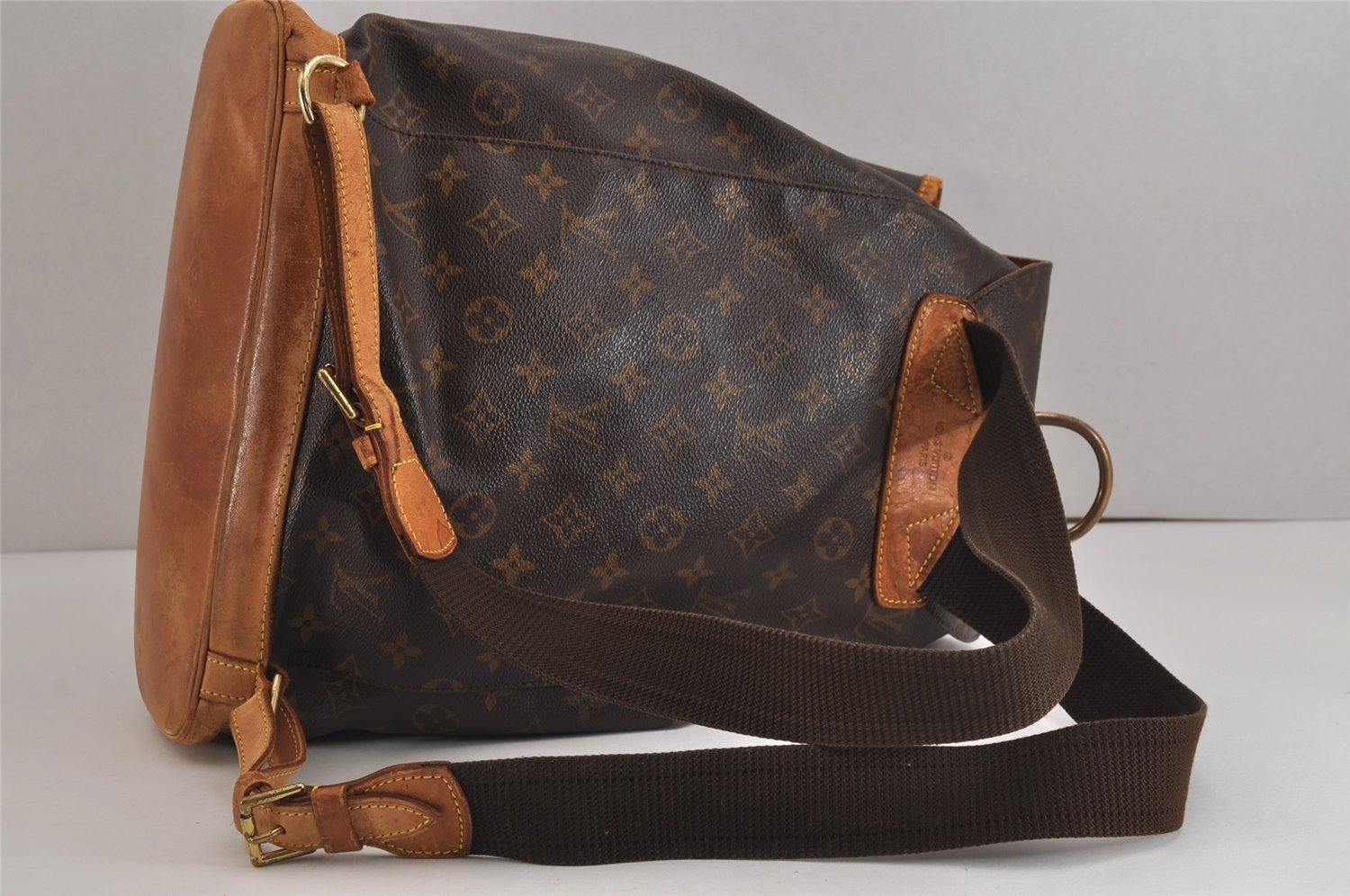 Authentic Louis Vuitton Monogram Montsouris GM Backpack M51135 LV 3702J