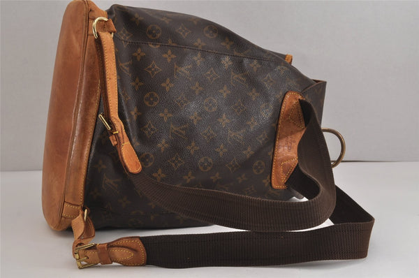 Authentic Louis Vuitton Monogram Montsouris GM Backpack M51135 LV 3702J