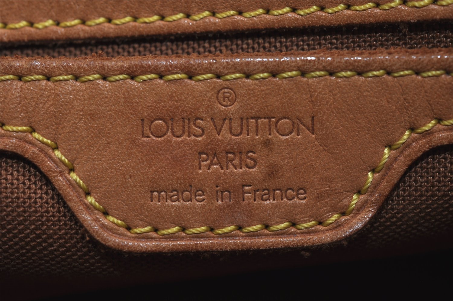 Authentic Louis Vuitton Monogram Montsouris GM Backpack M51135 LV 3702J