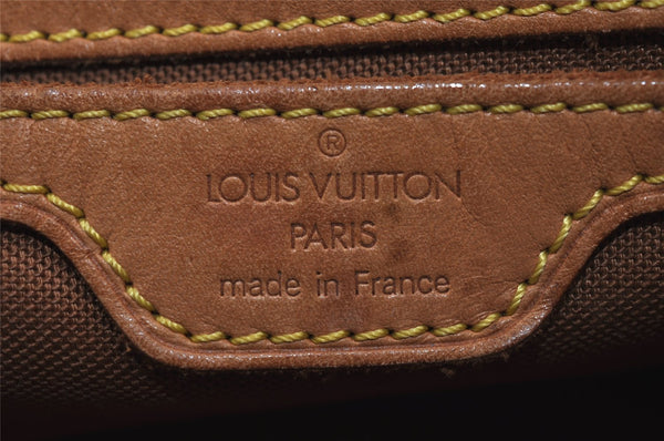 Authentic Louis Vuitton Monogram Montsouris GM Backpack M51135 LV 3702J