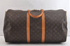 Authentic Louis Vuitton Monogram Keepall Bandouliere 55 M41414 Boston Bag 3702K