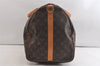 Authentic Louis Vuitton Monogram Keepall Bandouliere 55 M41414 Boston Bag 3702K