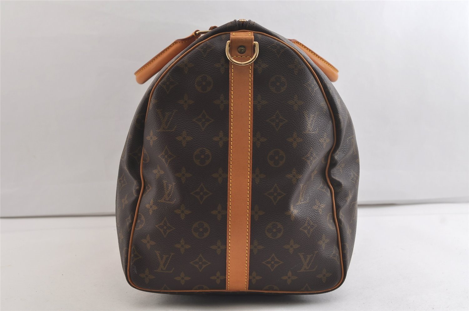 Authentic Louis Vuitton Monogram Keepall Bandouliere 55 M41414 Boston Bag 3702K