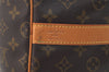 Authentic Louis Vuitton Monogram Keepall Bandouliere 55 M41414 Boston Bag 3702K