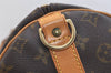 Authentic Louis Vuitton Monogram Keepall Bandouliere 55 M41414 Boston Bag 3702K