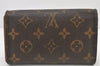 Authentic Louis Vuitton Monogram Portefeuille Tresor Wallet M61736 LV 3703K