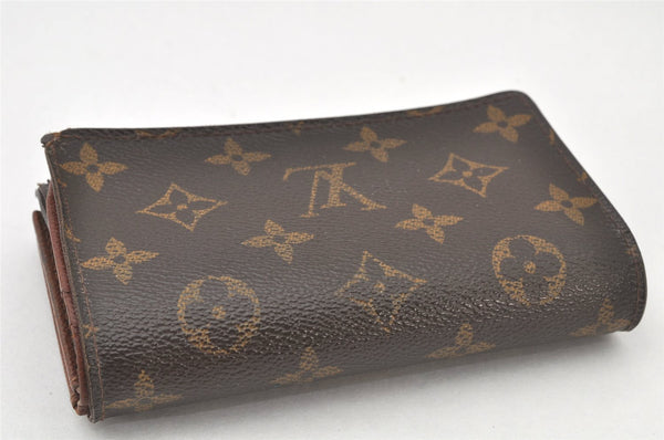 Authentic Louis Vuitton Monogram Portefeuille Tresor Wallet M61736 LV 3703K