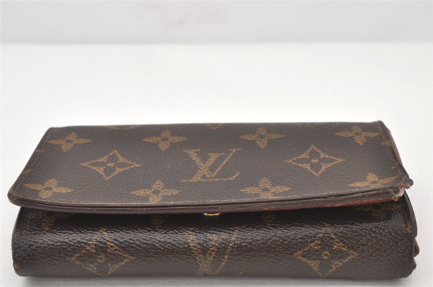 Authentic Louis Vuitton Monogram Portefeuille Tresor Wallet M61736 LV 3703K