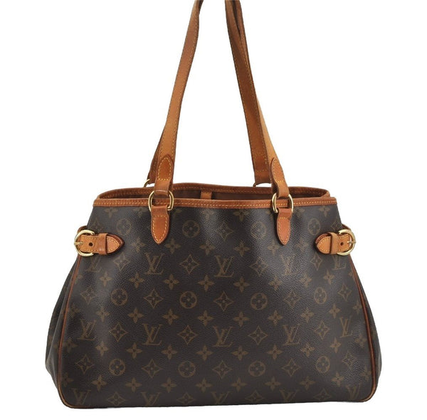 Authentic Louis Vuitton Monogram Batignolles Horizontal Tote Bag M51154 LV 3704J