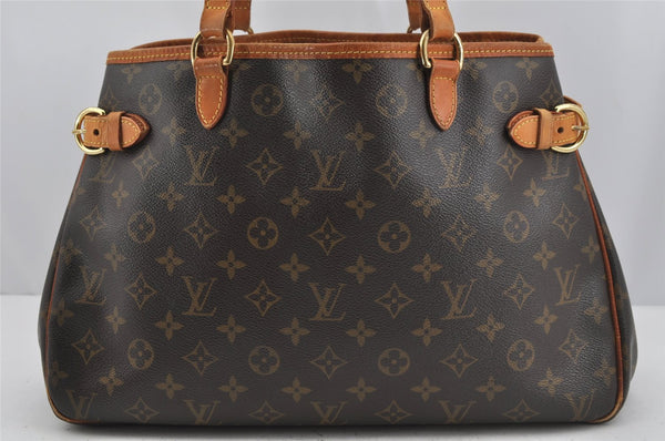 Authentic Louis Vuitton Monogram Batignolles Horizontal Tote Bag M51154 LV 3704J