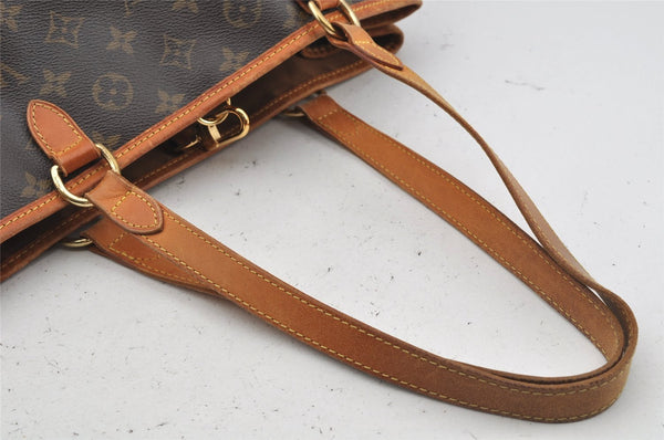 Authentic Louis Vuitton Monogram Batignolles Horizontal Tote Bag M51154 LV 3704J