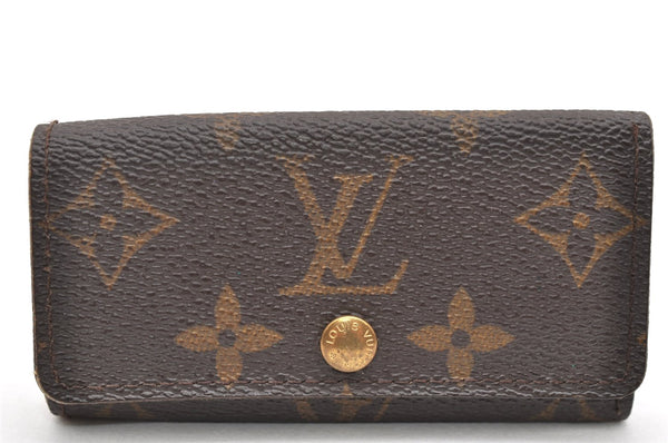 Authentic Louis Vuitton Monogram Multicles 4 Four Hooks Key Case M62631 LV 3704K