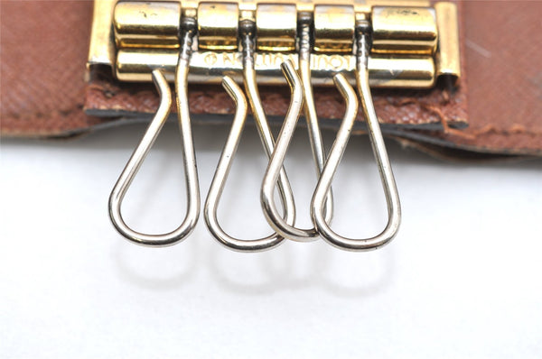Authentic Louis Vuitton Monogram Multicles 4 Four Hooks Key Case M62631 LV 3704K