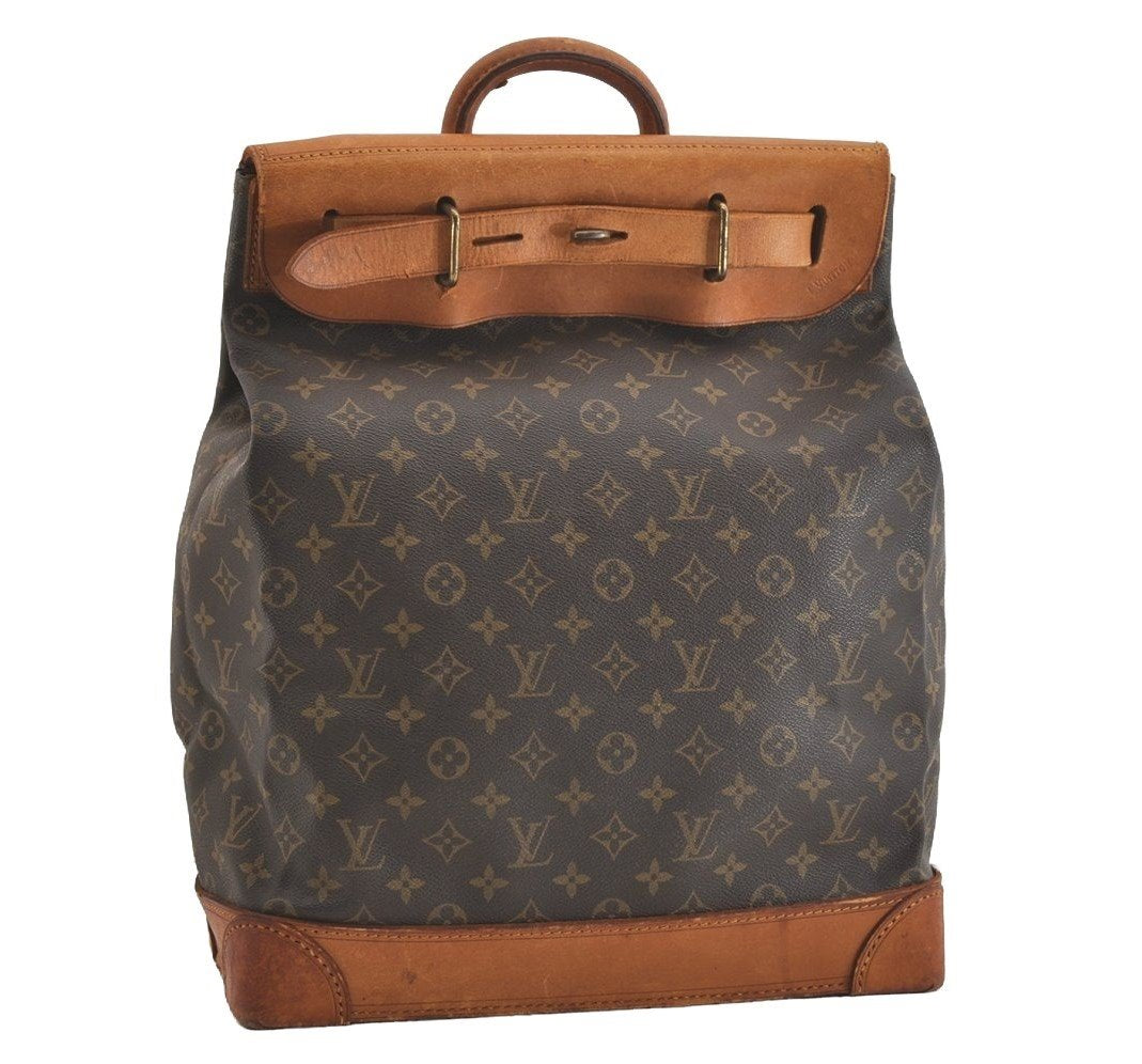 Auth Louis Vuitton Monogram Steamer 35 Travel Boston Laundry Bag Old Model 3705J